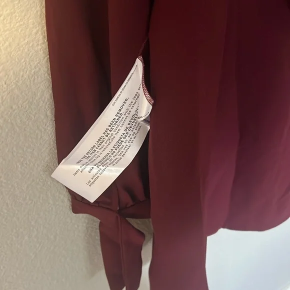 Dress the Population Burgundy Long Sleeve Dress - NWT - Picture 6 of 8